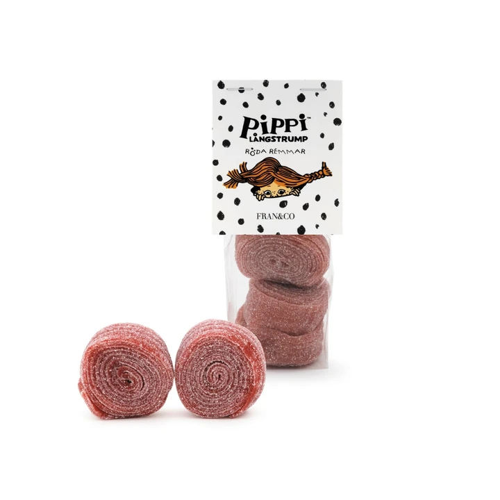 Pippi Longstocking red fruit strips with strawberry flavour