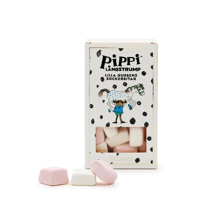 Pippi Longstocking - Little Uncle's Vanilla & Strawberry Flavoured Sugar Cubes