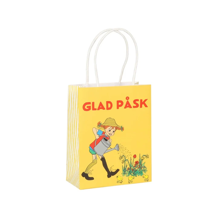 Presentpåse Glad påsk Pippi Långstrump