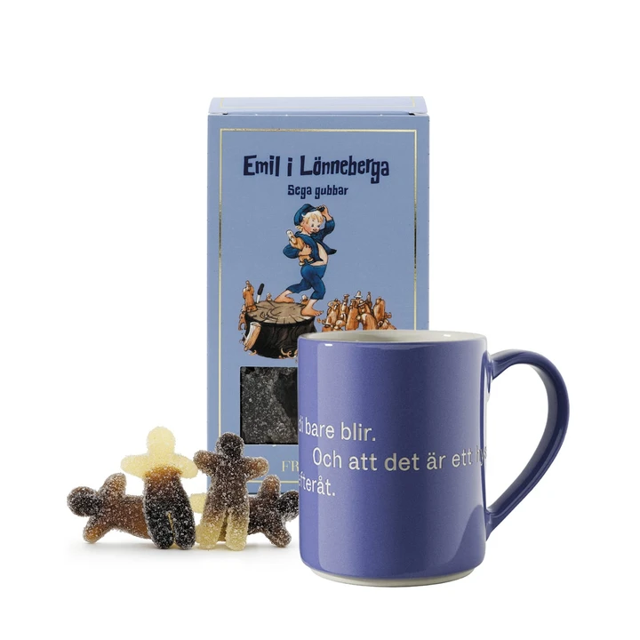 Geschenkset Michel aus Lönneberga – Tasse & Süßes