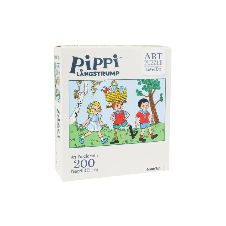 Puzzle Pippi Longstocking, Tommy & Annika - 200 pieces