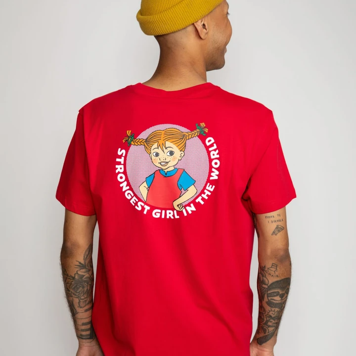 T-Shirt Pippi Langstrumpf Strongest girl – Erwachsene