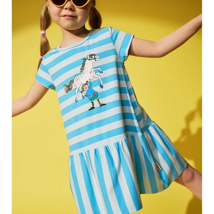 Dress Pippi Longstocking - Blue