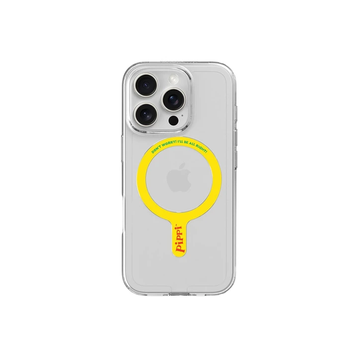 Transparente Handyhülle & MagSafe-Ring Pippi Langstrumpf – I'll be alright