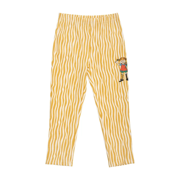Streifen-Leggings Pippi Langstrumpf – Gelb