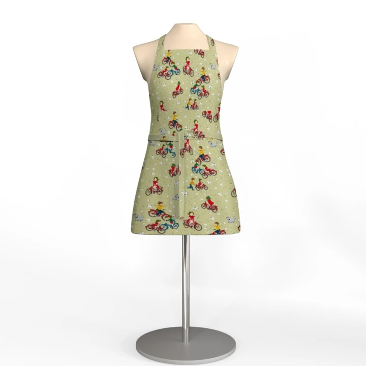 Kids Apron Lotta on Troublemaker Street - Green