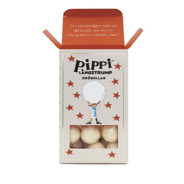 Pippis Snowballs- Crispy corn balls coated in white chocolate