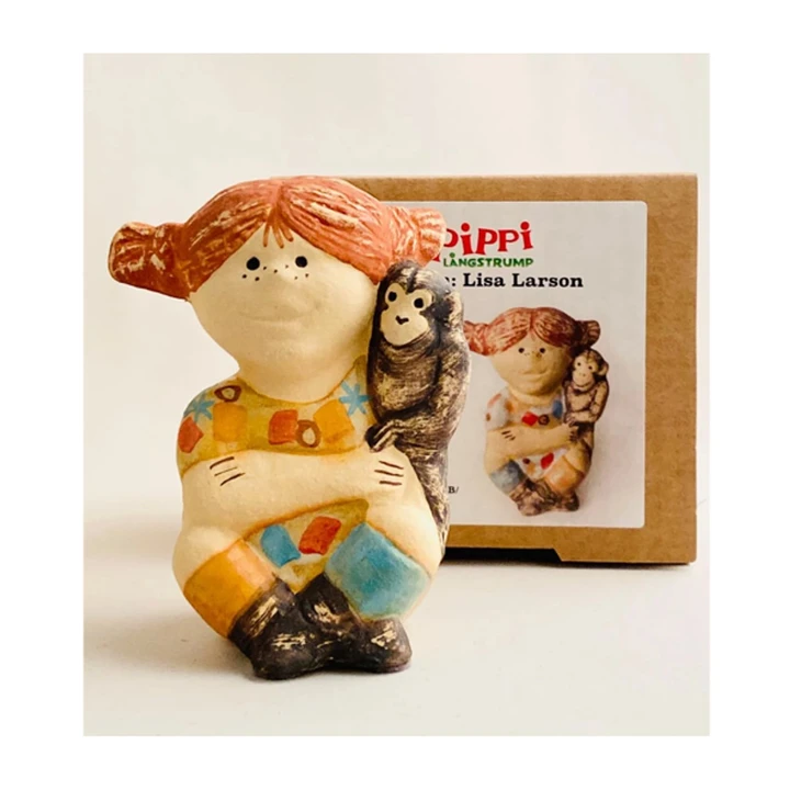 Lisa Larson - Pippi Långstrump keramikfigur