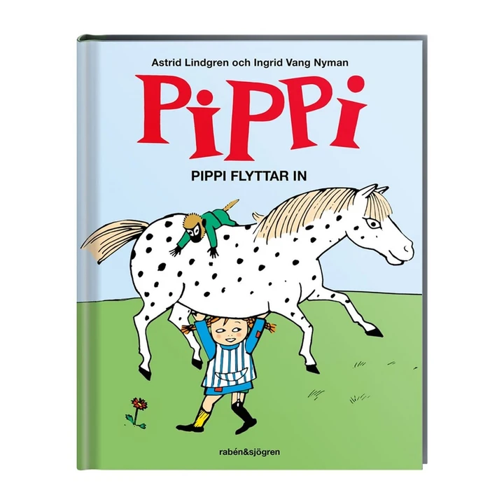 Picture book Pippi moves in (in Swedish)