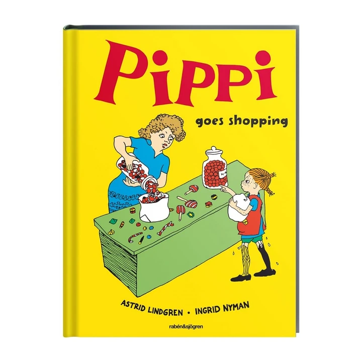 Picture book Pippi Goes Shopping (English)