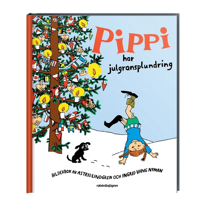 Picture book Pippi undresses Christmas tree