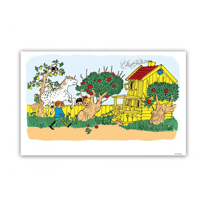 Poster Pippi Villa Villekulla - 50 x 70 cm