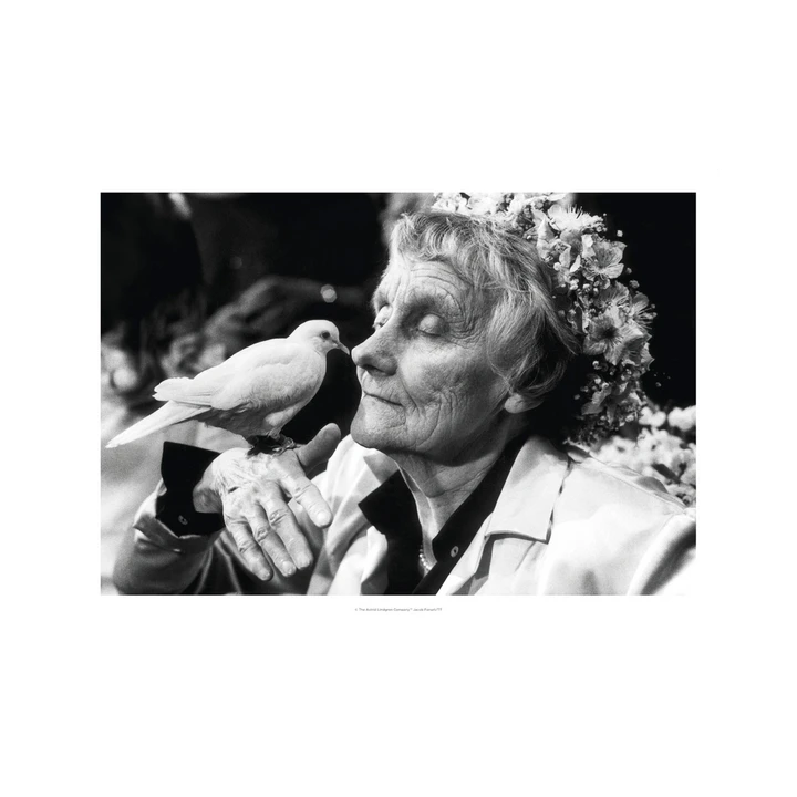 Poster Astrid Lindgren- Duvan - 50x70cm