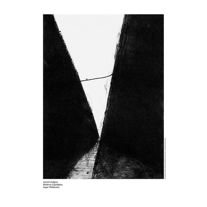 Poster Bröderna Lejonhjärta Karmafallet - 50x70 cm