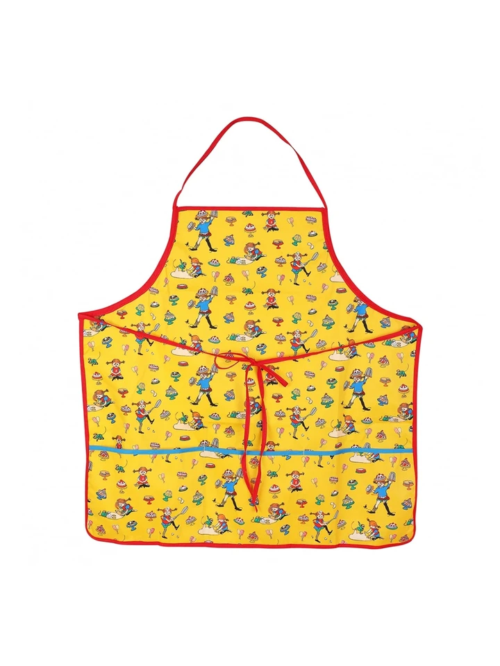 Apron Pippi Longstocking Adult - Yellow