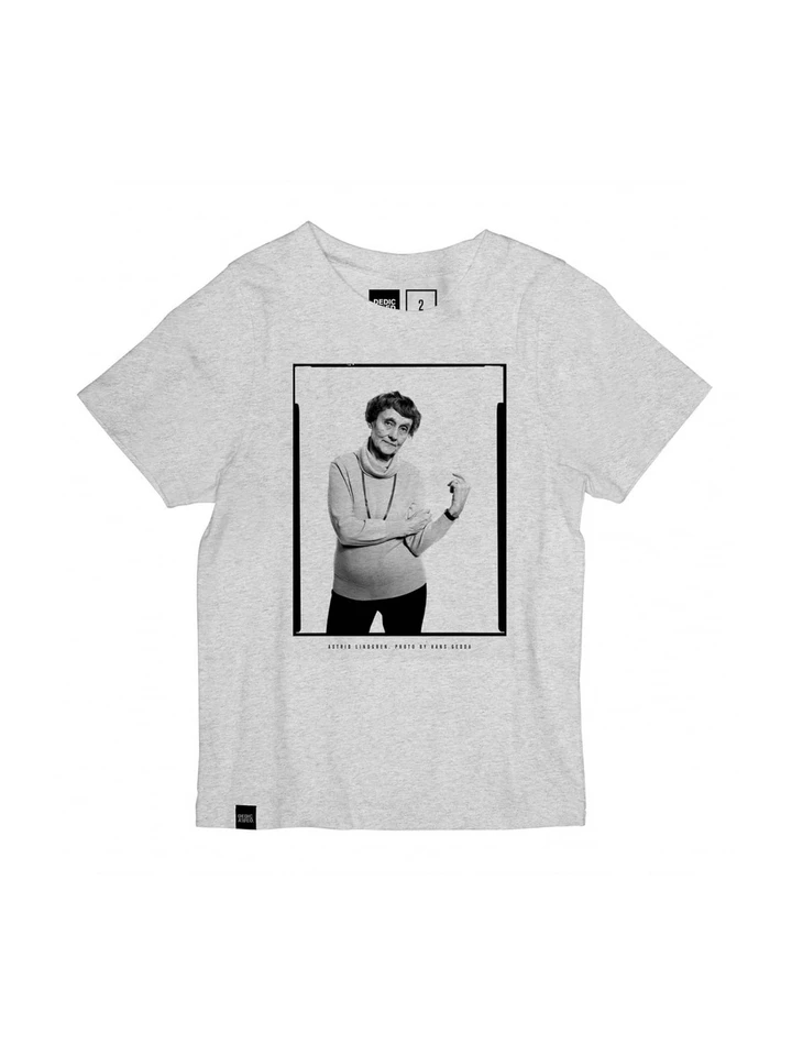 T-shirt Astrid Lindgren, baby - Grå
