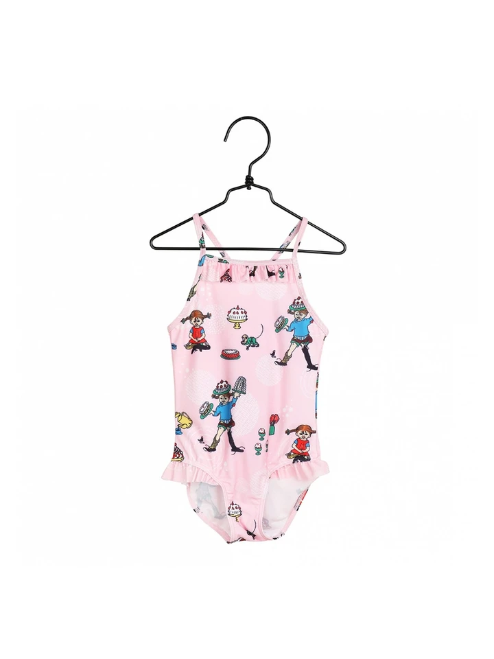 Swimsuit Pippi Longstocking - Pink