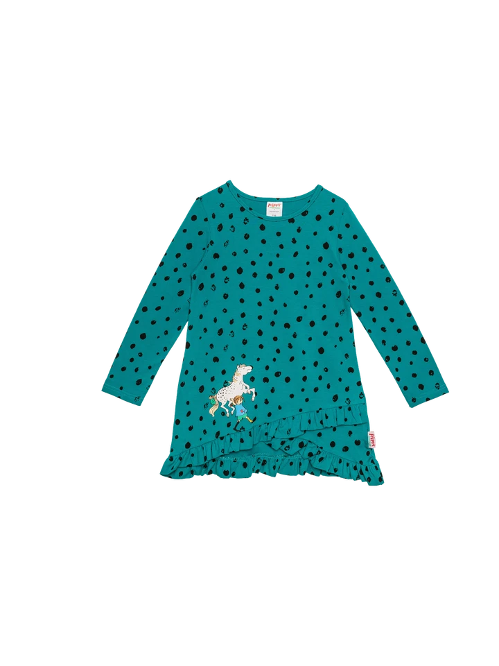 Kleid Pippi Langstrumpf - Grün