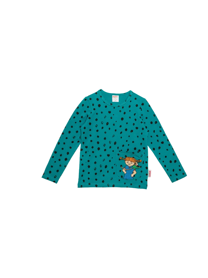 Shirt Pippi Longstocking green