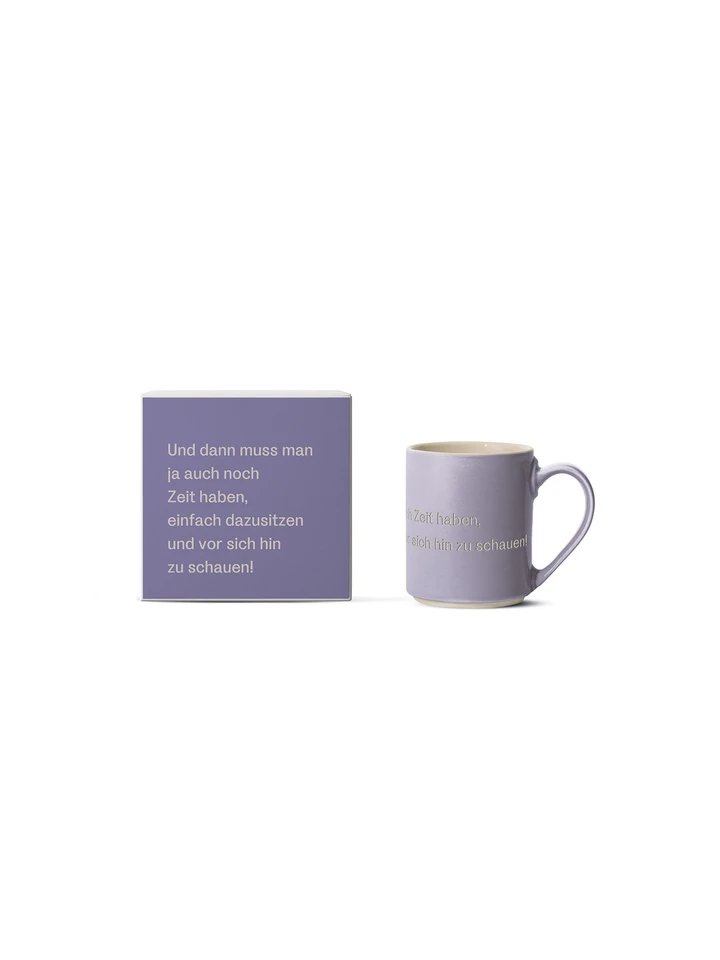 Mug - Und dann muss man... (German)