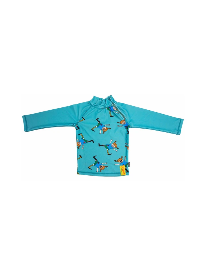 UV-Shirt Pippi Longstocking - turquoise