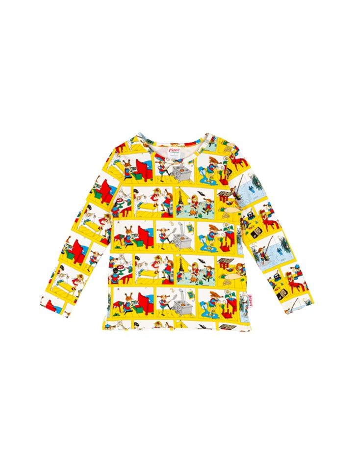 Shirt Pippi Langstrumpf - Gelb