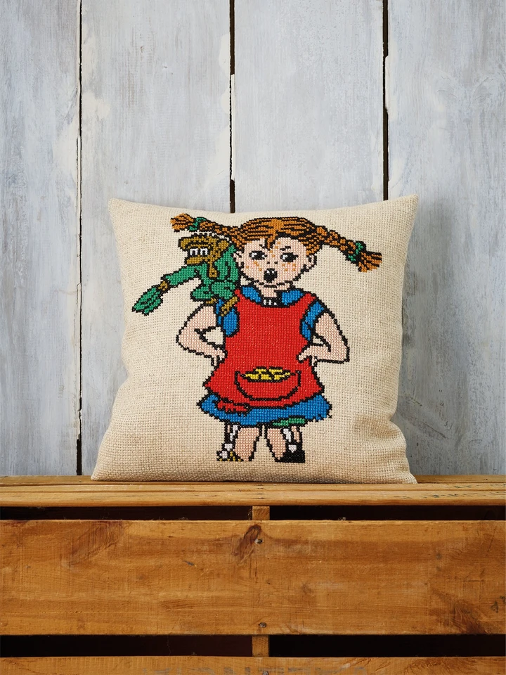 Embroidery set Pillowcase - Pippi Longstocking
