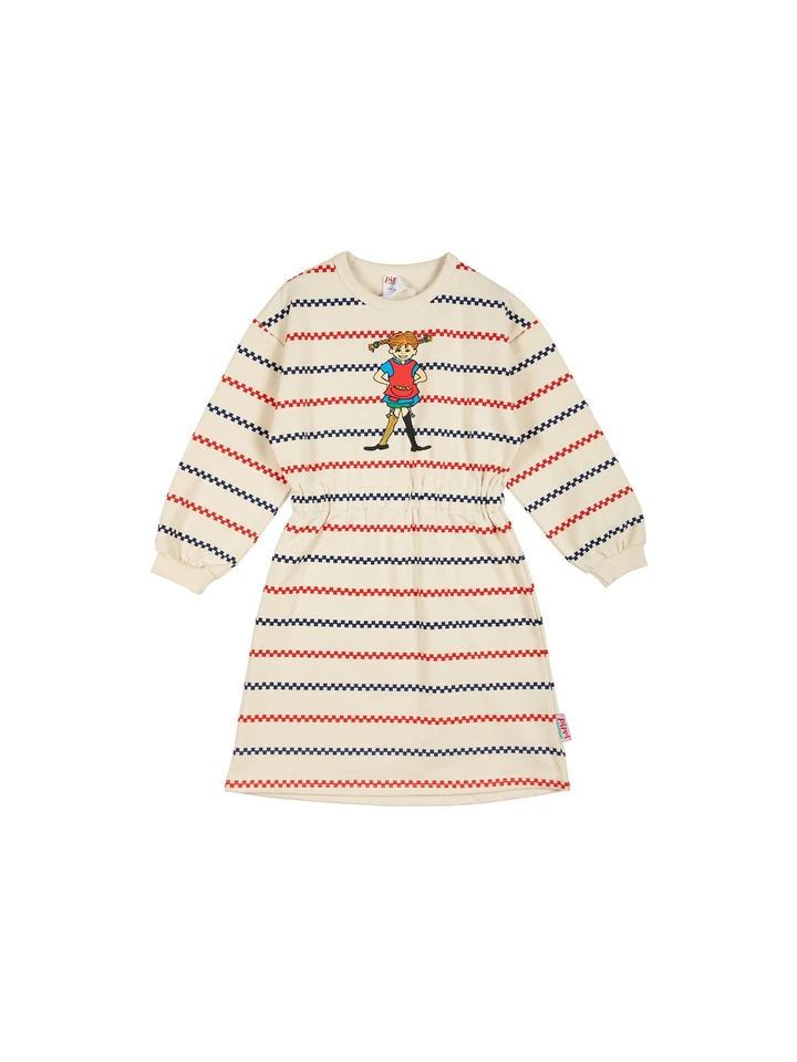 Striped Sweatshirt Dress Pippi