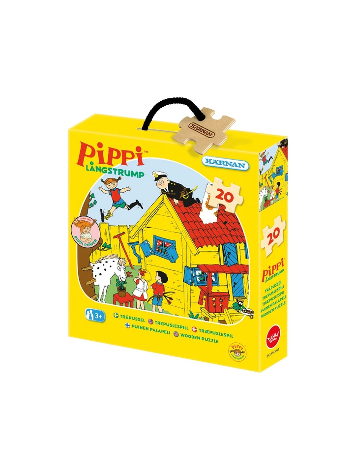 Holzpuzzle Pippi Langstrumpf - 20 Teile