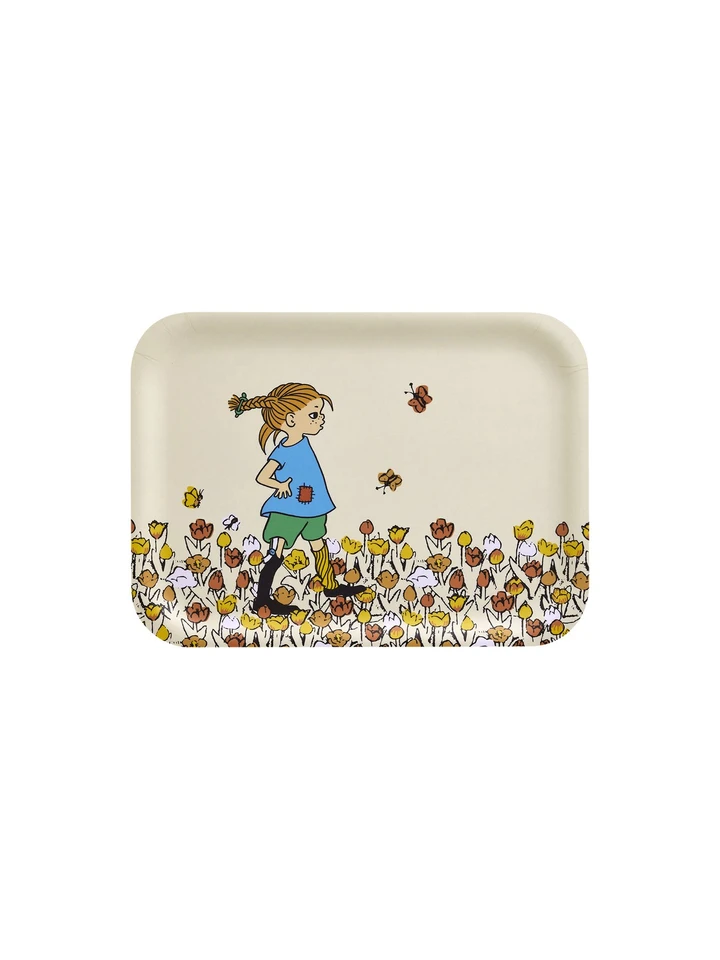 Pippi Långstrump Bricka Beige – 27 x 20 cm