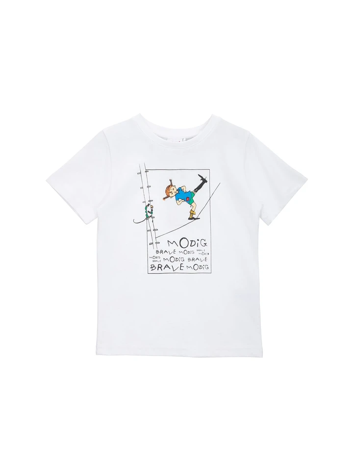 Pippi Långstrump T-shirt Modig - Barn