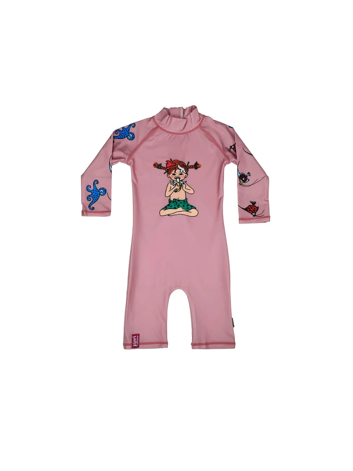 Pippi Longstocking UV Suit South Seas – Pink