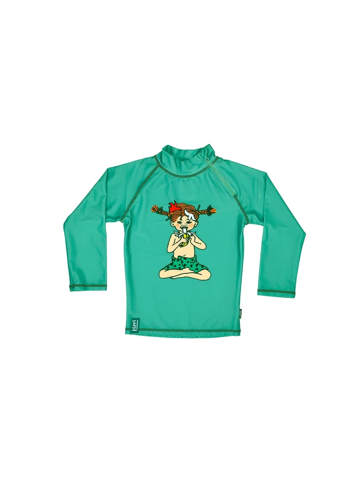 Pippi Langstrumpf UV-Shirt Südsee – Grün