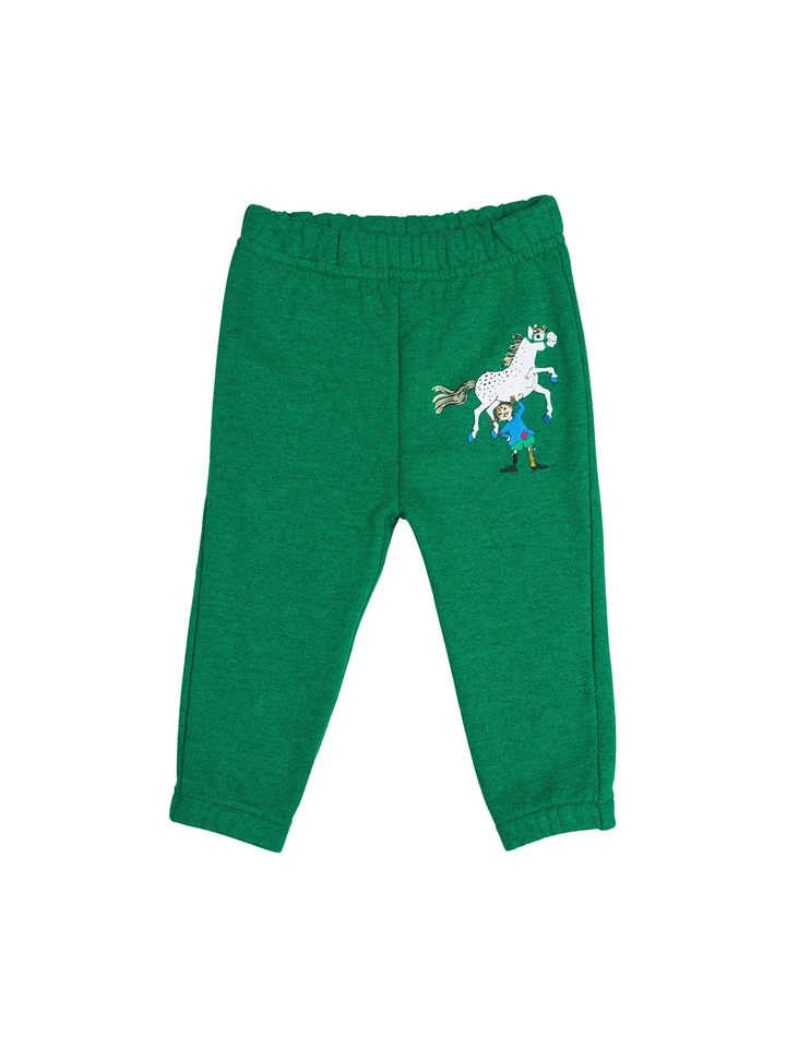 Pippi Långstrump Sweatshirt Byxor Baby - Grön