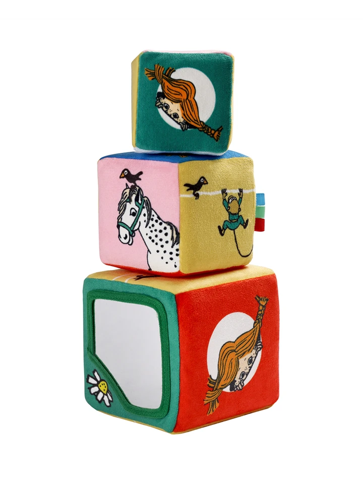 Soft blocks Pippi Longstocking - Multi