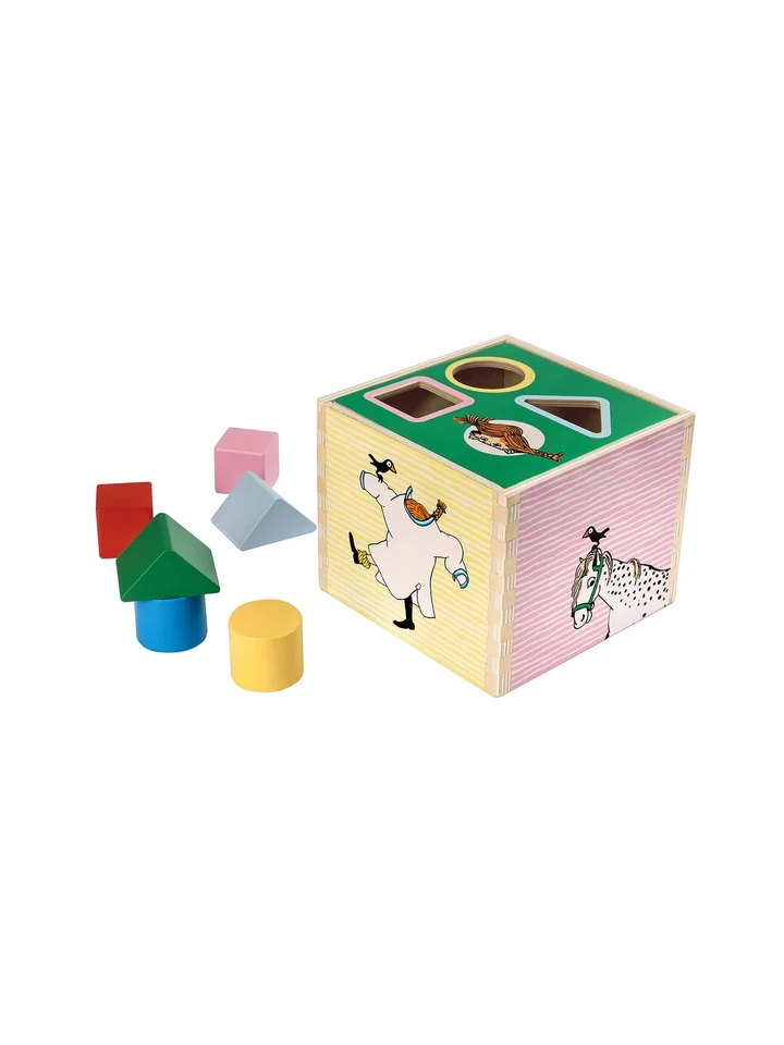Shape sorter Pippi Longstocking - 6 blocks