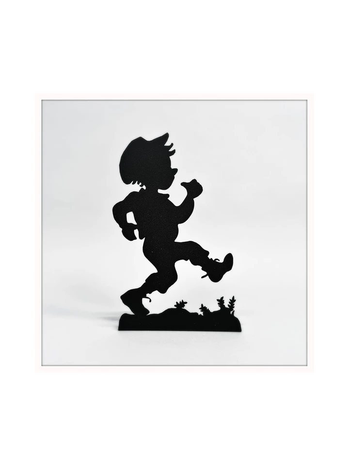 Emil in Lönneberga Metal Silhouette – Black