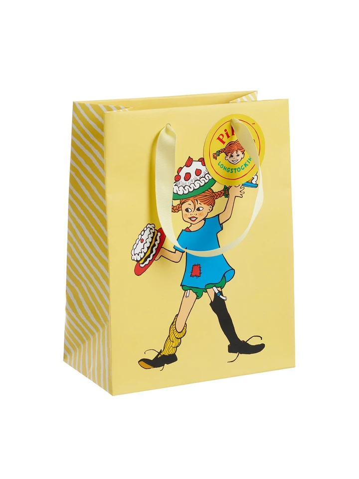 Pippi Longstocking Gift Bag Yellow – Medium