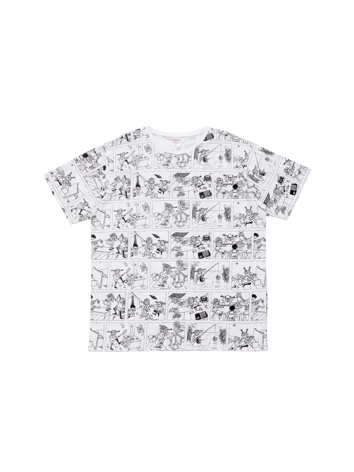 Pippi Långstrump & Vänner T-shirt Vit - Vuxen