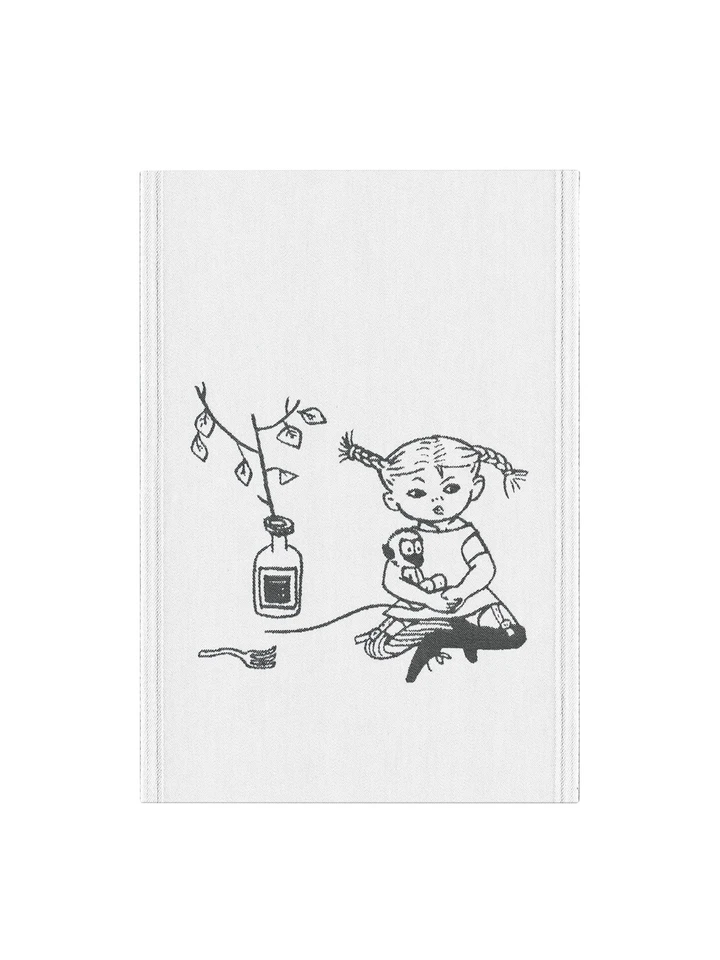 Pippi Towel with Soda Bottle – White