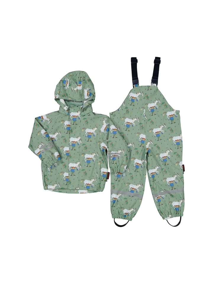 Rain Set Pippi Longstocking Fleece Lined
