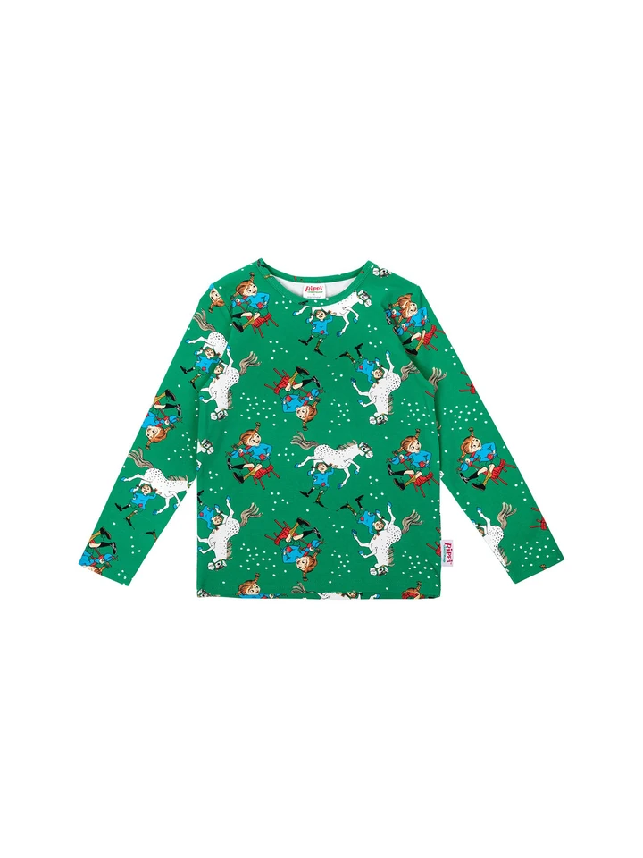 Pippi Longstocking shirt - green