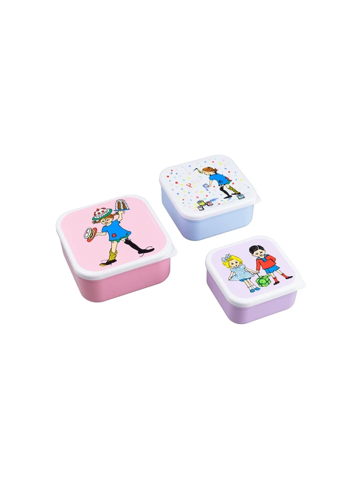 Snack boxes Pippi Longstocking - 3pcs