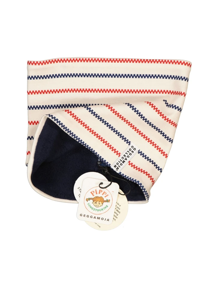 Neck warmer Pippi Longstocking - White