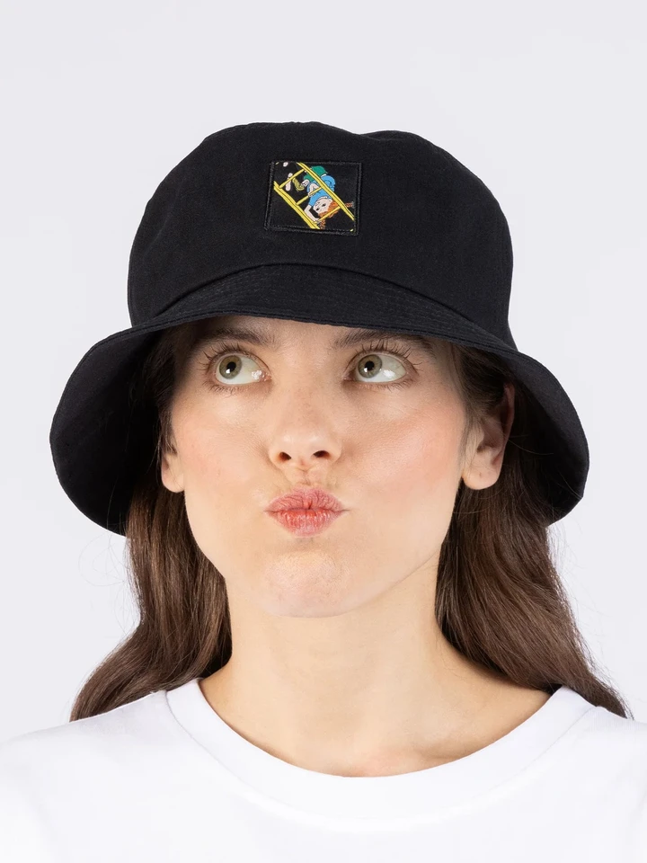 Bucket hat Pippi Longstocking Black - Adult