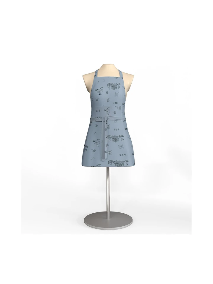 Apron Pippi Longstocking blue - Kids