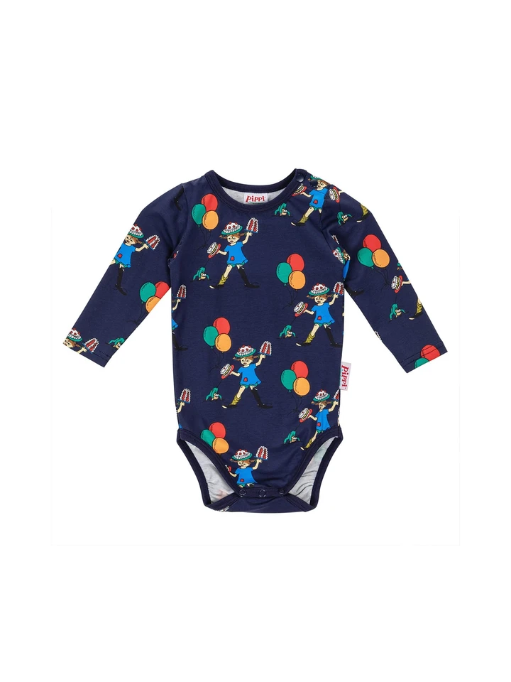 Bodysuit Pippi Longstocking - Blue