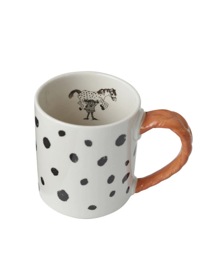 Mugg Pippi Långstrump Prickar - 35 cl