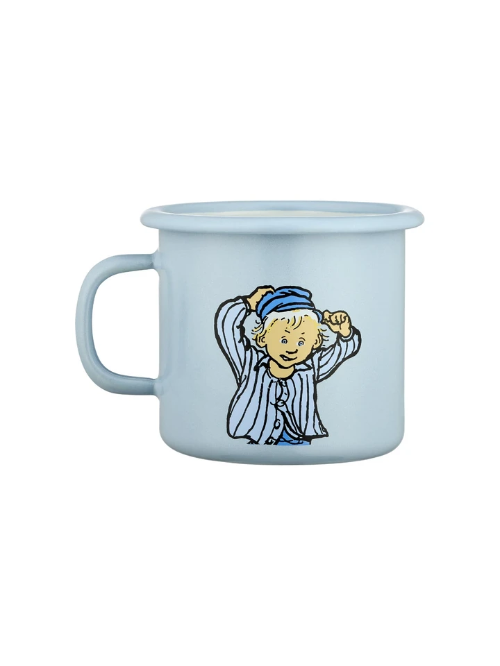 Enamel mug Emil in Lönneberga 2,5 dl  - Blue