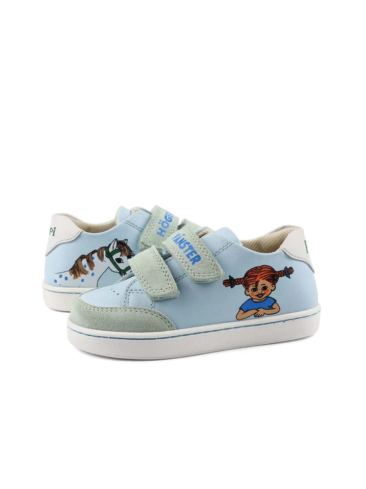 Sneakers Pippi Långstrump - Ljusblå